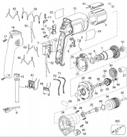 DeWalt DW221 Nailer TYPE A1 Spare Parts